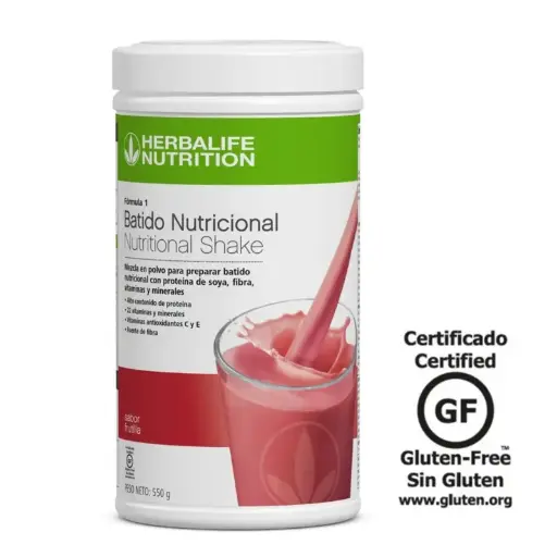 [SKU 0143] Fórmula 1 Batido Nutricional Frutilla 550g